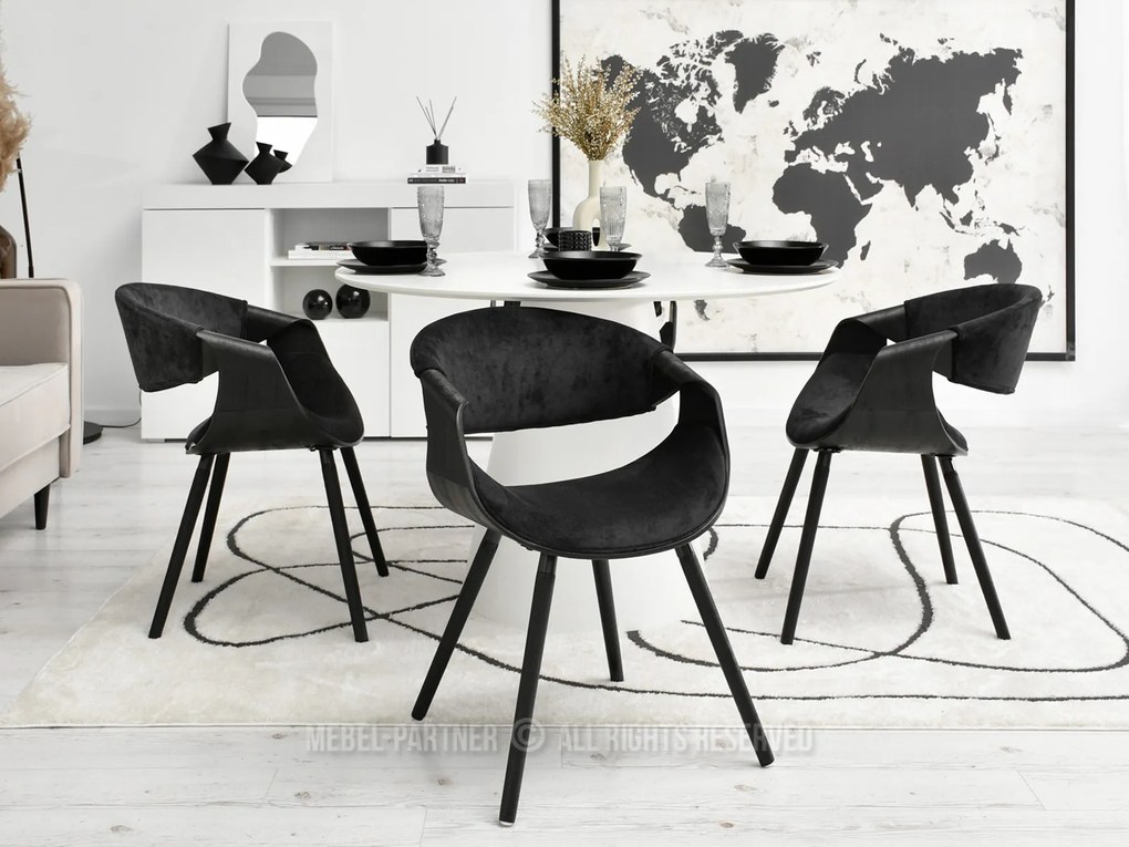 Scaun Bjorn K (negru). 1110931