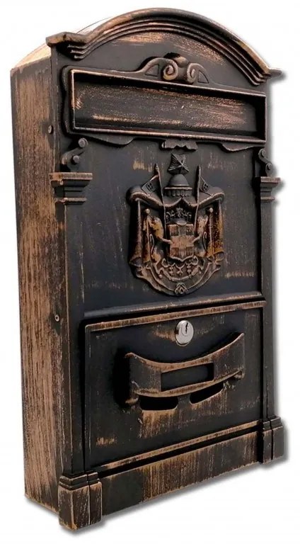 cutie poștală BK301, cupru antic