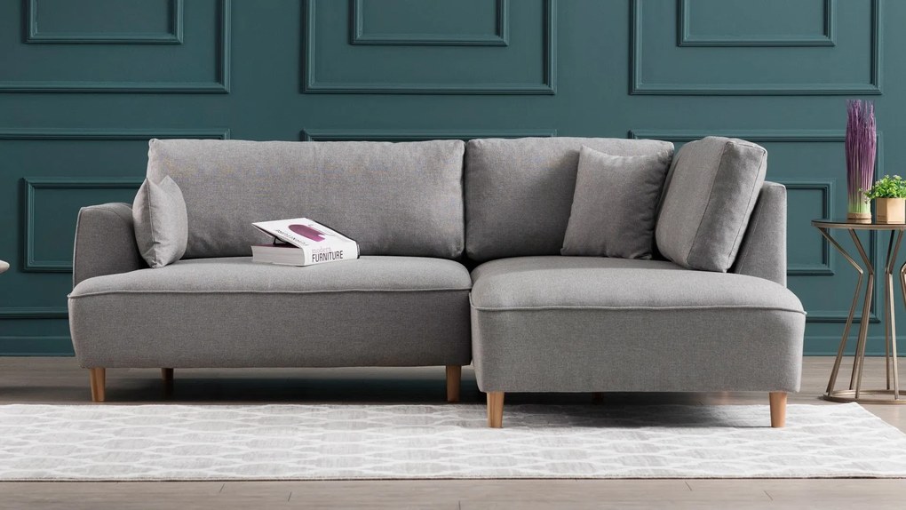 Canapea de colț Felix Extra Soft Corner Sofa Right - Light Grey