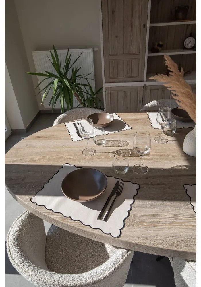 Suport pentru farfurii din amestec de in 30x43 cm Noura – Tiseco Home Studio