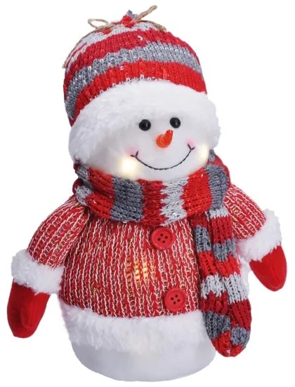 Decorațiune LED de Crăciun LED/3xAA om de zăpadă Solight 1V257