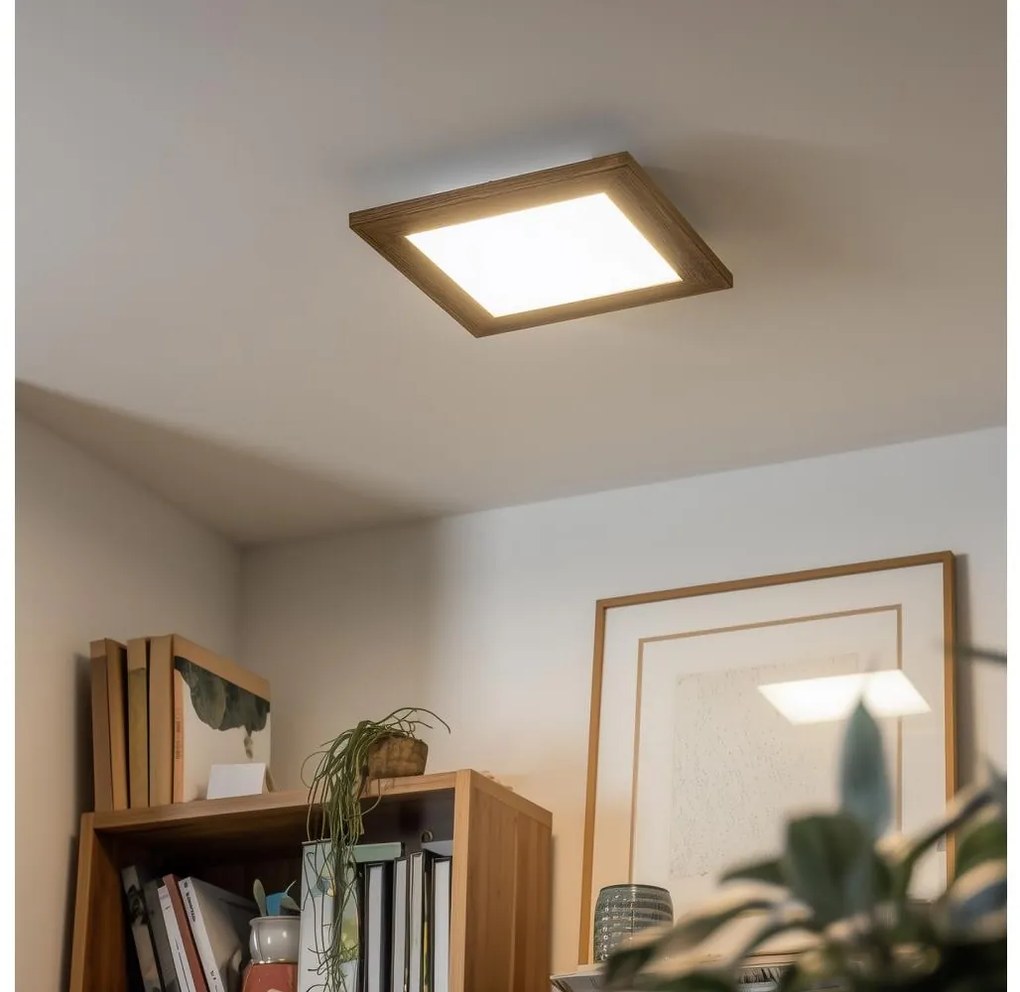 Eglo - Panou LED SALOBRENA 2, 16W, 230V, maro, dimabil