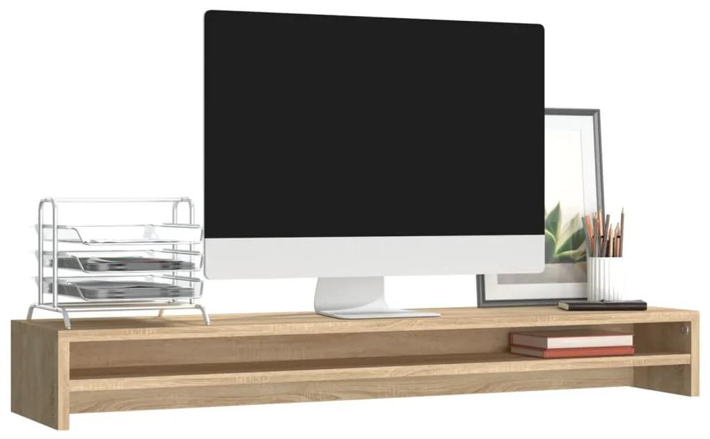 Suport monitor, stejar Sonoma, 100 x 24 x 13 cm, PAL Stejar sonoma
