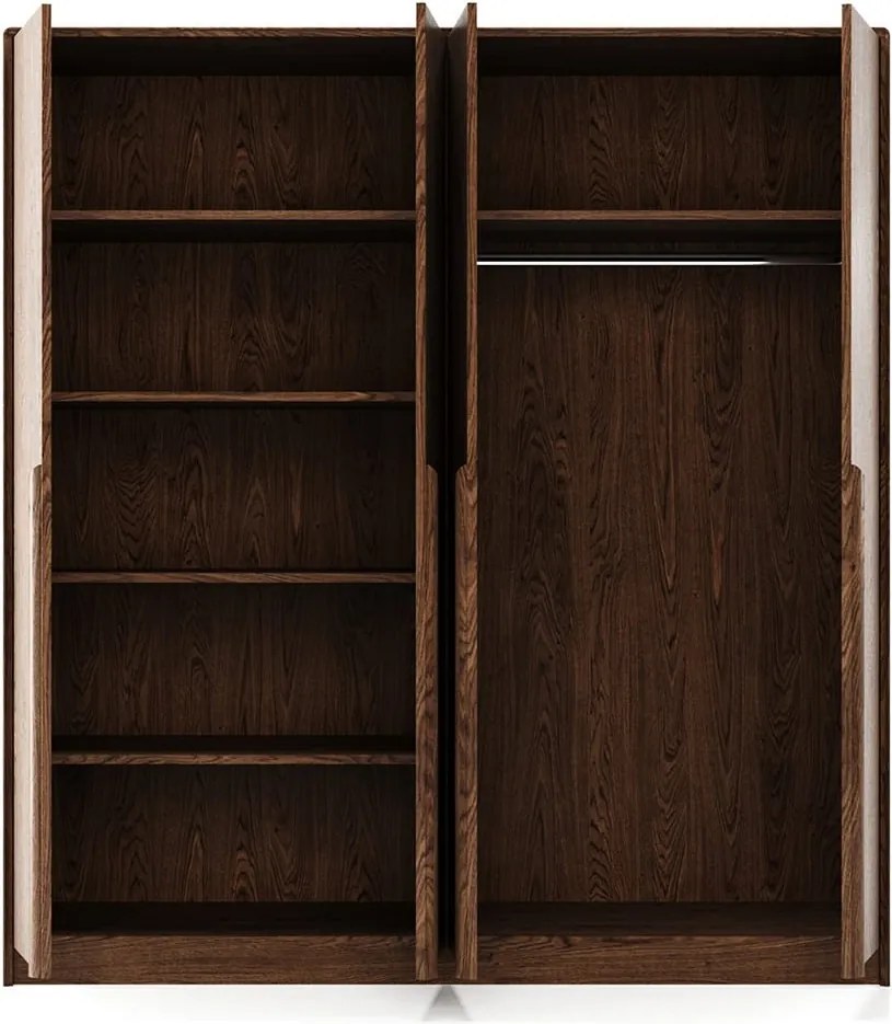 Dulap lemn masiv Bordo, 185 × 63 × 200 cm