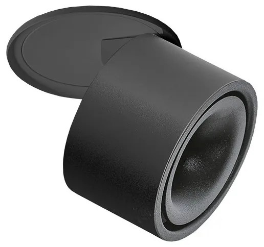 Spot LED incastrat directionabil de tavan/plafon COSTA negru