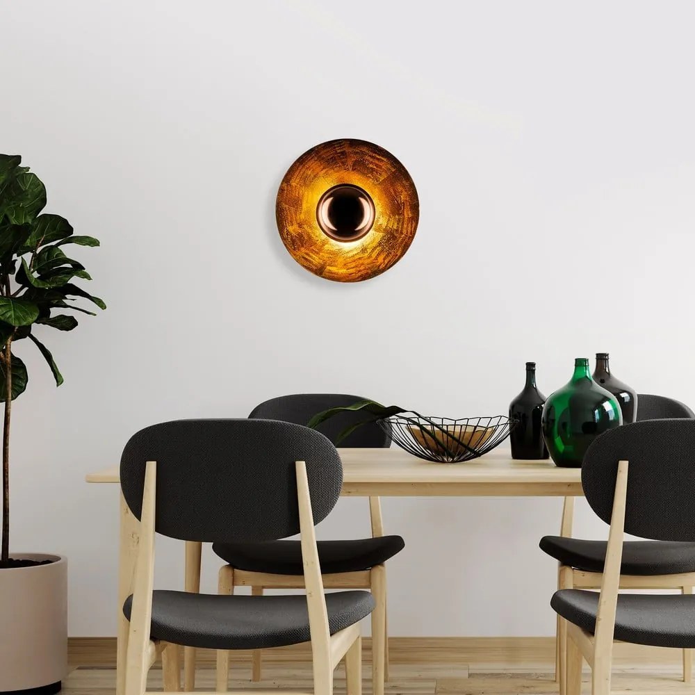 Aplică de perete arămie ø 38 cm Kurt – Opviq lights