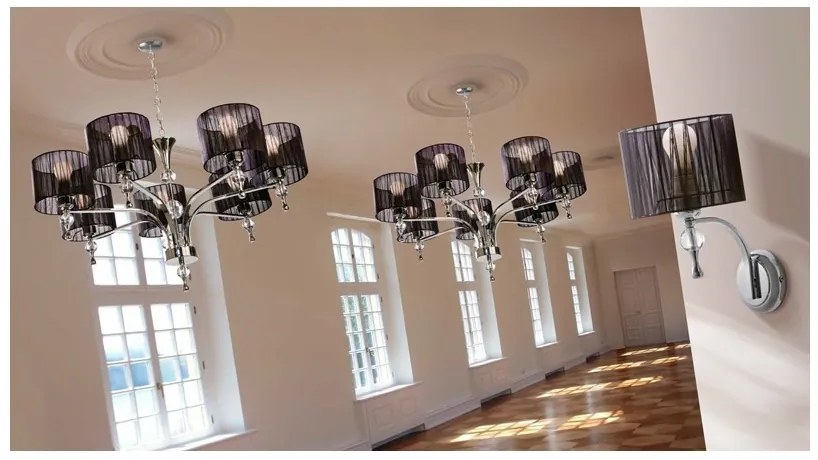Candelabru design elegant Impress 5 Black