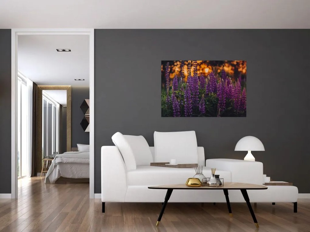 Tablou - Flori de lupin (90x60 cm)