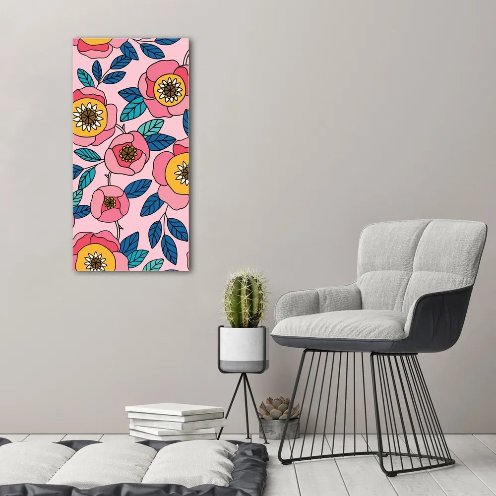 Imprimare tablou canvas Flori colorate
