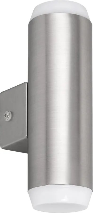 Aplică LED de exterior CATANIA 2xLED/4W/230V IP44 crom satinat Rabalux 8938