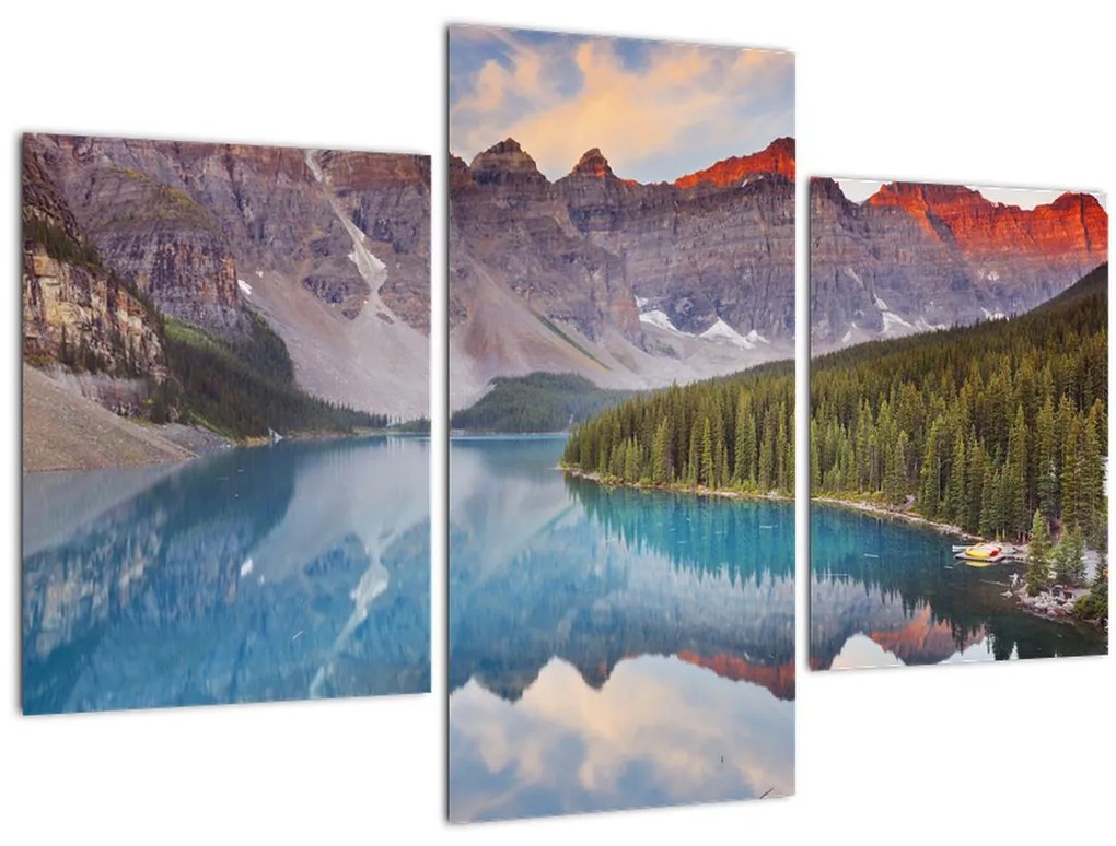 Tablou - Peisaj montan din Canada (90x60 cm)