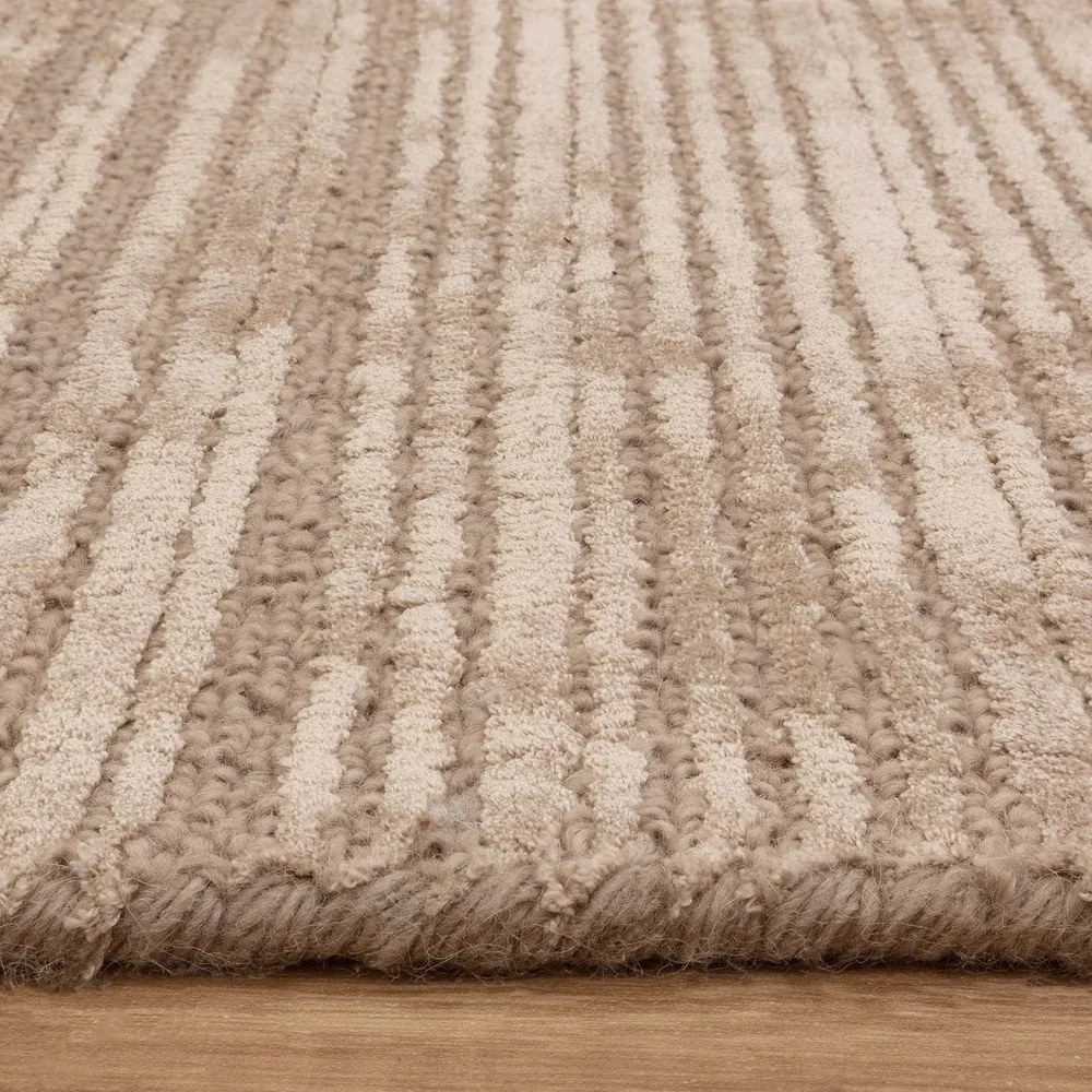 Covor bej țesut manual din amestesc de lână 120x170 cm Henley Sand – Asiatic Carpets