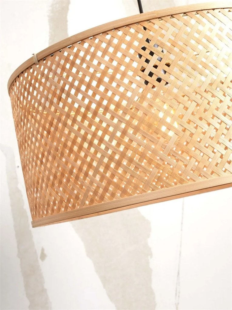 Lampadar eco din bambus Java S white/32x18, nat