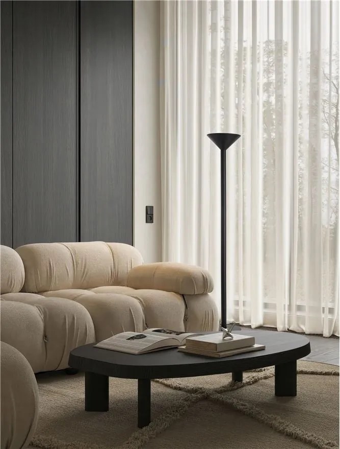 Lampadar de podea stil modern TAZU negru