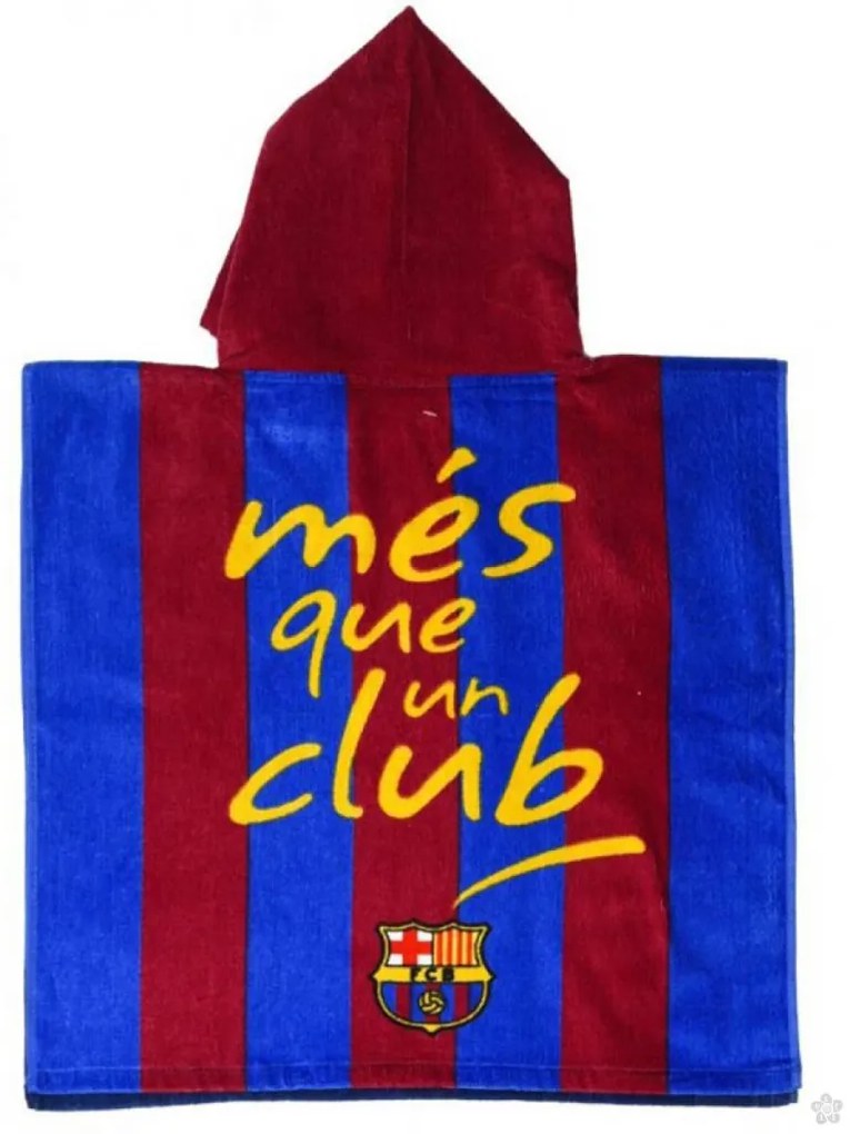 FC Barcelona poncho de prosop de plajă 50x100 cm