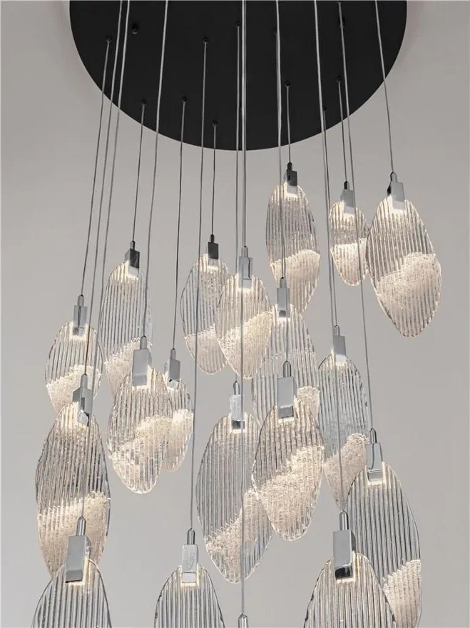 Lustra LED XXL suspendata design decorativ SERIQ D-81cm