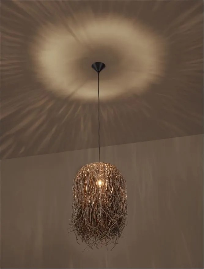 Lustra boho style design natural Hay