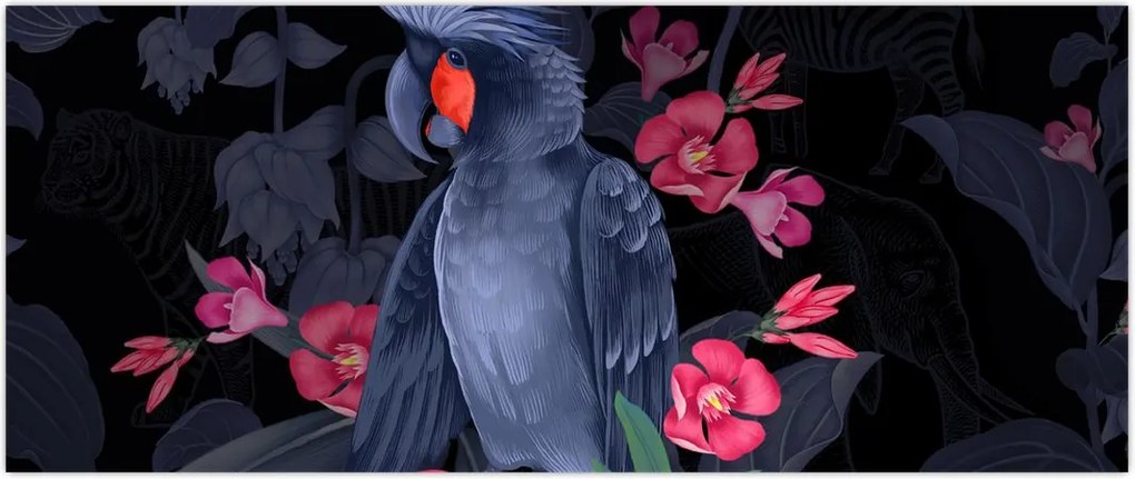 Tablou - Păpădia între flori (120x50 cm)