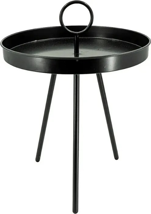 Masuta de gradina SIRVON metalica 50x70 cm, neagra