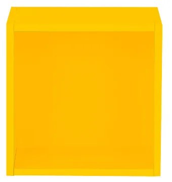 Boxie dulap de perete deschis 40x40x27 cm galben