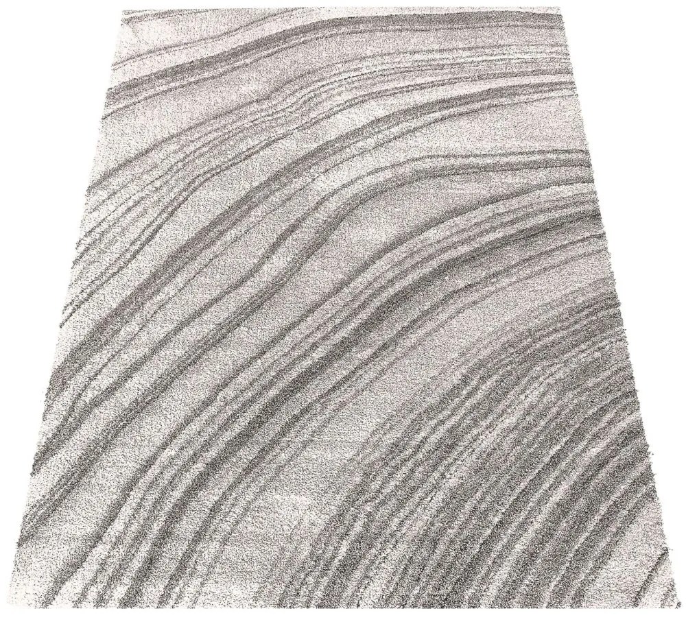 Covor SERENITY în gri cu model abstract Lățime: 80 cm | Lungime: 150 cm