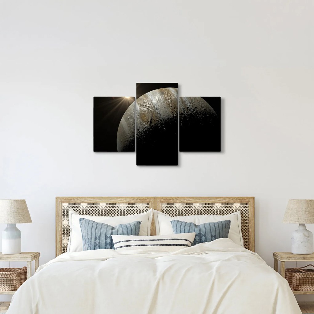 Tablou cu planetă în cosmos (90x60 cm)