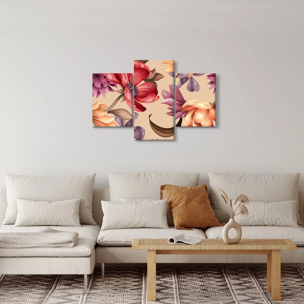 Tablou - Flori de epocă (90x60 cm)