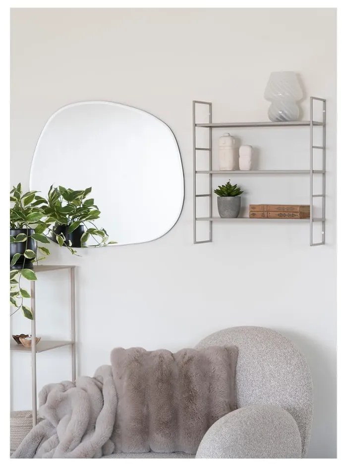 Veioză albă LED cu abajur din sticlă (înălțime 19,5 cm) Alton – House Nordic