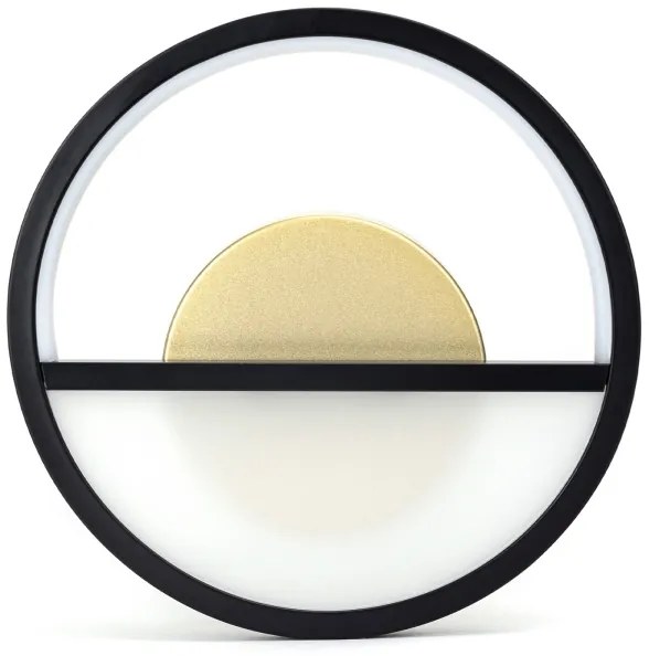 Aplică LED Aigostar LED/13,5W/230V 6500K negru/auriu