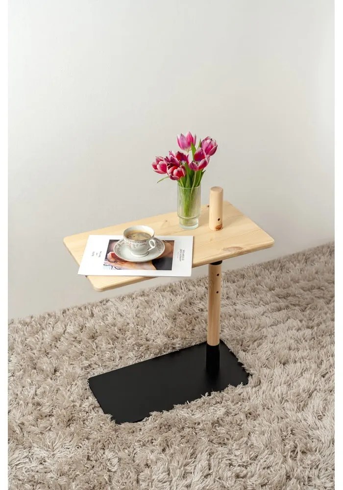 Măsuță auxiliară din lemn masiv de pin 30x55 cm Adjust – Karup Design