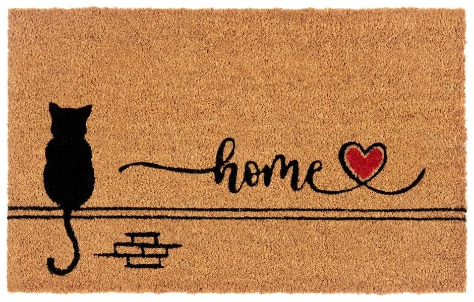 Covoraș de intrare din fibre de nucă de cocos 40x70 cm Kitty Home – Hanse Home