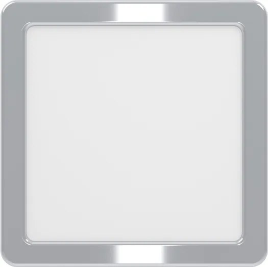 Eglo 901765 - Plafonieră LED pentru baie FUEVA, 7W/230V, 15x15 cm, IP44, crom