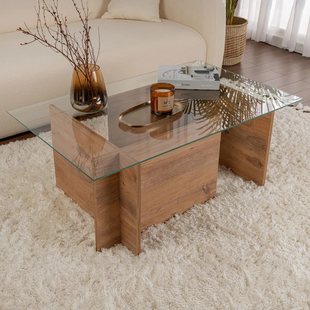 Măsuță de conferință Vetrino Atlantic Pine