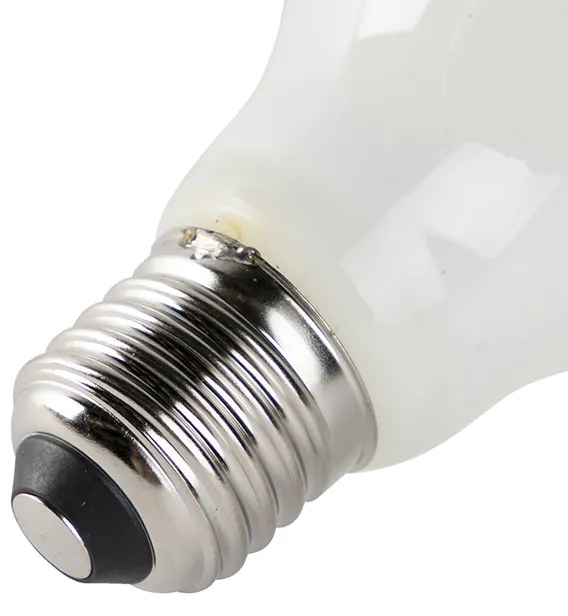 Set de 5 becuri LED cu filament flacără E27 sticlă opala 3W 250lm 2200K