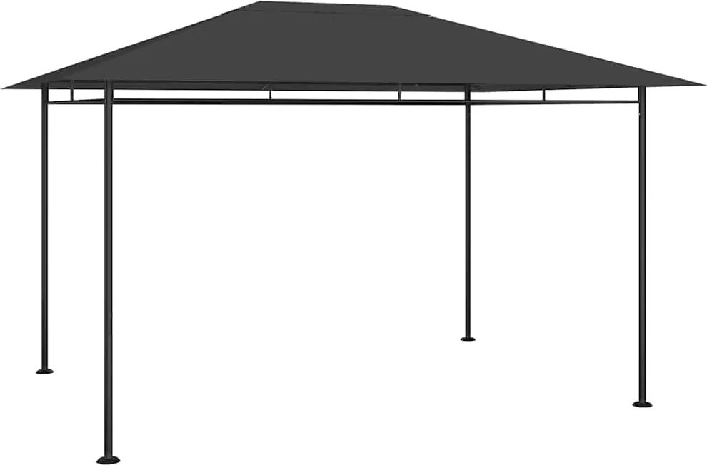 vidaXL Pavilion, antracit, 384x281x270 cm, 180 g/m²
