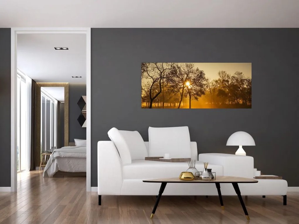 Tablou cu răsăsrit de soare (120x50 cm)