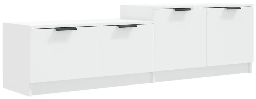 811484 vidaXL Comodă TV, alb, 158,5x36x45 cm, lemn prelucrat