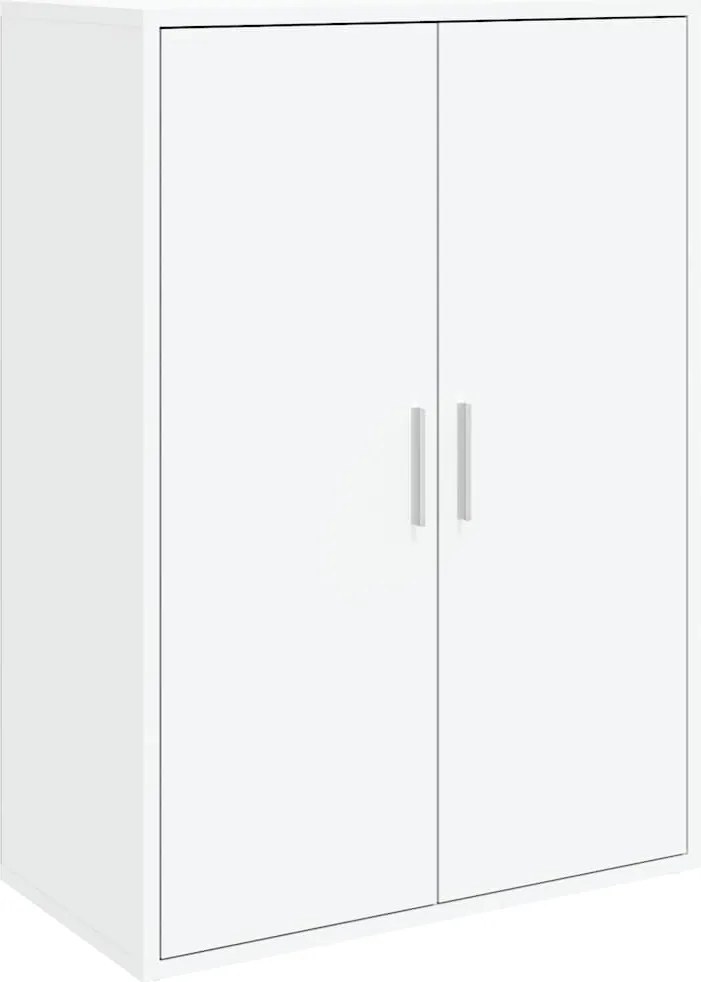 vidaXL Dulap, alb, 60x31x84 cm, lemn prelucrat