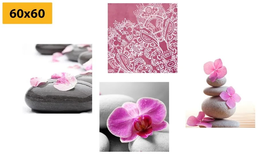 Set tablouri natura moartă Zen