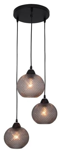 Lustra design modern Porto 3L gri NVL-8103994