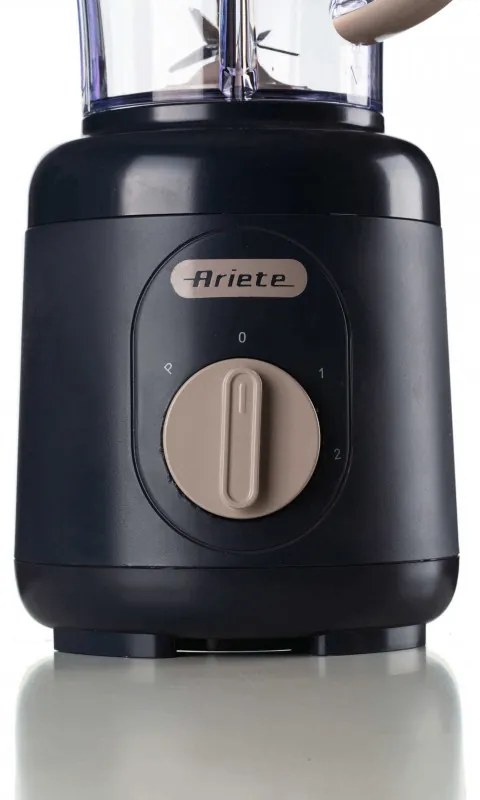 Blender Ariete BREAKFAST 0576/03, 500W, 1.5 L, 2 viteze + pulse, 4 lame otel, Negru
