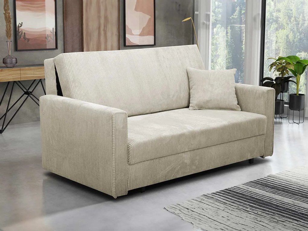 Canapea extensibilă Clovea Bis Premium III (crem) (cu sp. depozitare). 1105447