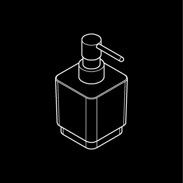 GROHE 40805000 - Dozator de săpun lichid SELECTION CUBE, 300 ml, crom lucios