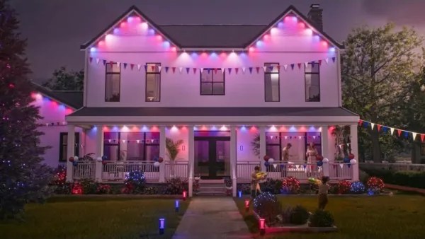 Philips Hue FESTAVIA - Șir exterior LED RGBW dimabil, extensibil, 16xLED 9m IP65
