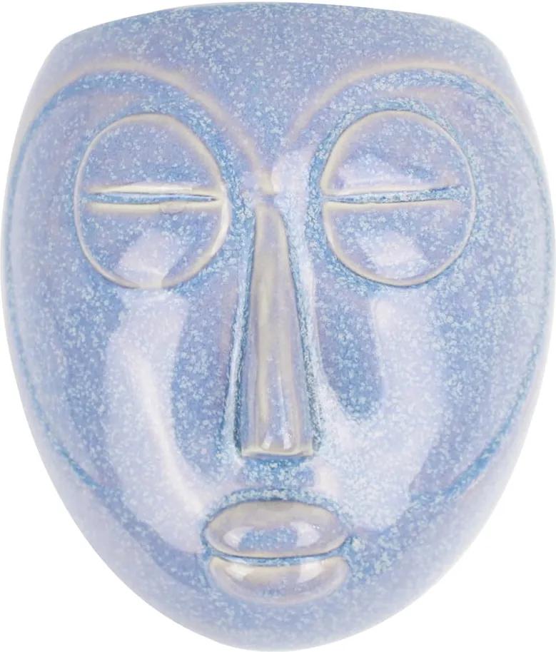 Ghiveci de perete PT LIVING Mask, 16,5 x 17,5 cm, albastru