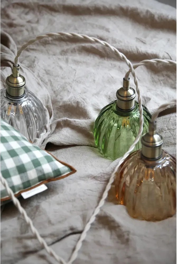 Lustră din metal cu abajur din sticlă ø 13 cm Gota – Markslöjd