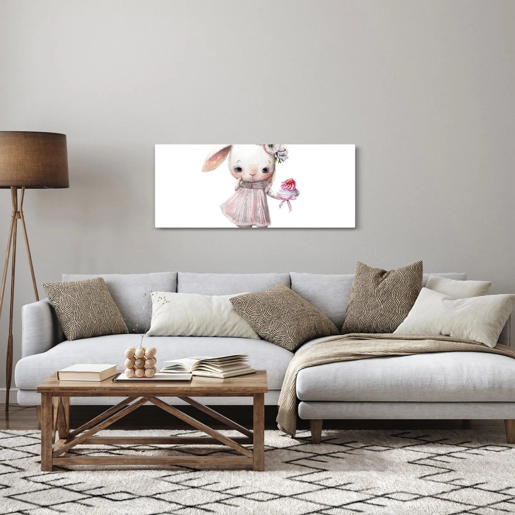 Tablou - Animăluț în acuarelă N⁰1 (120x50 cm)