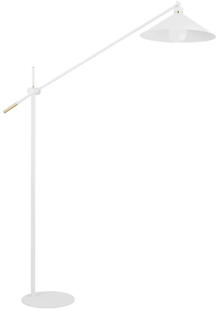 Lampadar de podea reglabil stil industial NASHVILLE alb