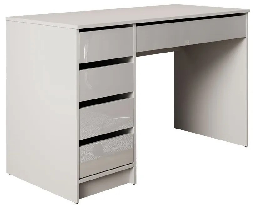 Masă PC Heranor (Alb + Alb lucios ). Promo -16%. 1054249