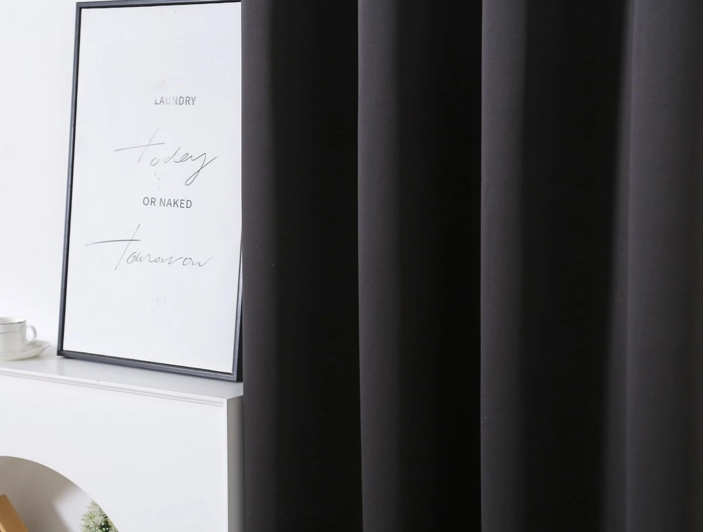 Draperie neagra OXFORD 140x250 cm Agatat: Rejansa